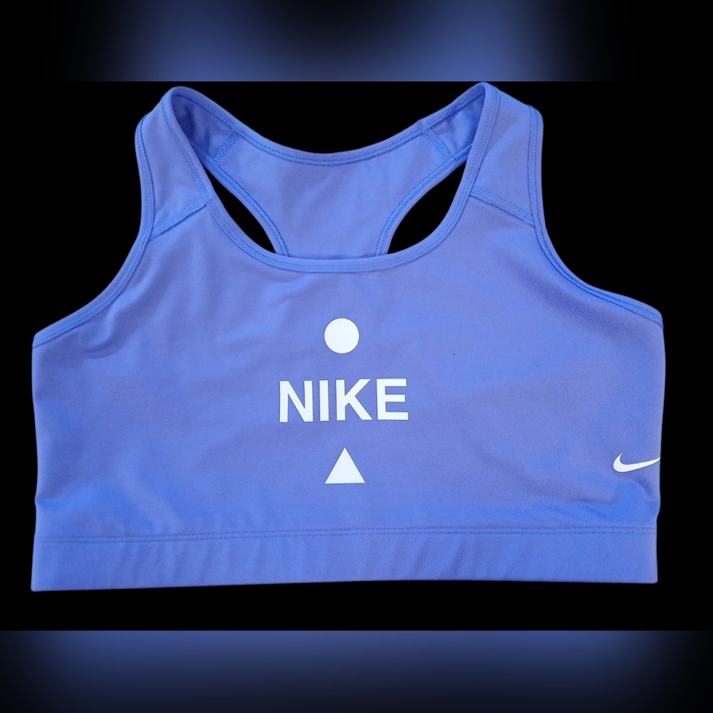 NIKE Sports Bra.  Womens.  Color: Sapphire & White.  Size 1X